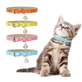 By Xrkuu Cat Collar, Cat Collar, Cat Collar, Pet Collar, Stylish, Dog, Collar, Small Dog, Bell Included, Cat Collar, Stress Free, Puppy Collar, Safe, Cute, Collar, Includes Bell, Soft, Pet Collar, Pet