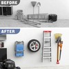 WALMANN Garage Hooks, Heavy Duty 12-inch Wall Hooks for Hanging,