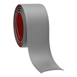 PATIKIL Self Adhesive Floor Transition Strip 2 in x 3 Ft, Vinyl Laminate Floor Flat Divider for Joining Floor Gaps Doorways Carpet Cover Floor Tiles Grey