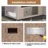 2 Pack Stainless Steel Venting Panel for Grill Accessory, 15"