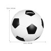 Toyvian Soccer Ball Piggy Bank: Vinyl Football Shaped Coin Bank,