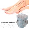 Collapsible Foot Bath Basin PVC Insulated Portable Foot Soaking Bath