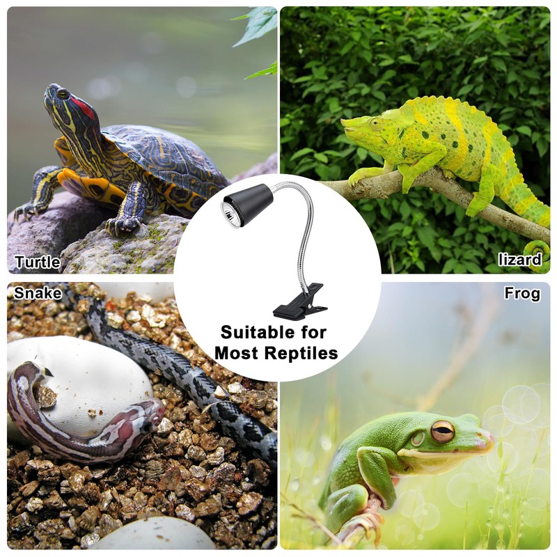 NBIIUYIGE Reptile Heat Lamps, UVA/UVB Turtle Heat Lamp,Turtle Aquarium Light