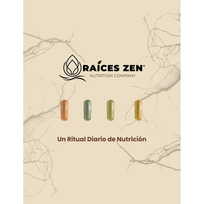 Hierro Vitamina C + Ácido Fólico Biotina Raíces Zen 120