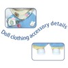 17cm Doll Clothes Set Fashion Doll Clohtes with Accessories of
