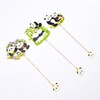 YUERANXUAN Metal Panda Bookmarks with Pendants, Cute Bookmarks, Anime Bookmarks,