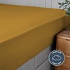 Silentnight Supersoft Ochre Fitted Sheet - Cosy & Comfortable Delicate