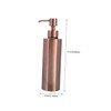 LABRIMP Stainless Steel Soap Dispenser Lotion Dispenser Bottle Household Pump