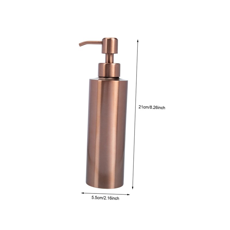 LABRIMP Stainless Steel Soap Dispenser Lotion Dispenser Bottle Household Pump