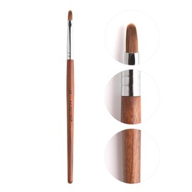 KADS Nail Acrylic Brush Gel Nail Brush Kolinsky Nail Art Brush (4#)