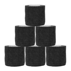 BAMTTOO Tattoo Grip Tape Wrap 6 Pieces Self Adhensive Bandage Grip Tapes Cover Rolls Sports Adherent Tape Tattoo Supplies (6 Pieces Grip Tape)