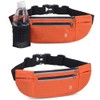 Peicees Fanny Pack with Water Bottle Holder Waist Bag for
