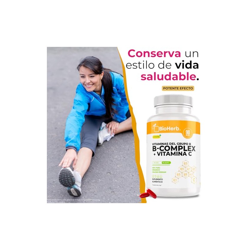 BioHerb® | Complejo B – Fórmula Equilibrada de Vitaminas B1,