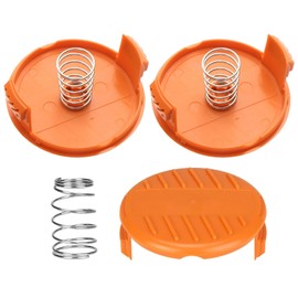 Kudoosen RC-100-P Replacement Spool Cover Compatible with Black & Decker BESTA510 BESTA512 BEASE620 CST1000 GH600 GH610 GH900 LST120 String Trimmers, 3 Cap+3 Spring