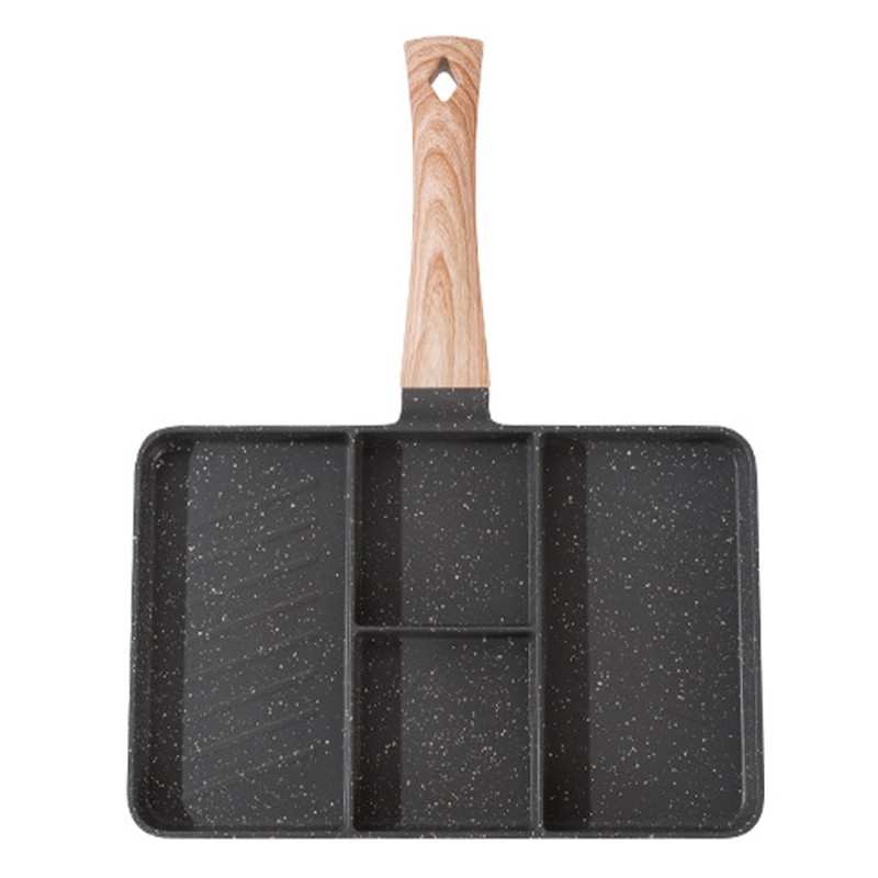 Divided Grill Maifan Stone Coating Aluminum Uniform Heating Anti Stick