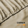 My home store Fitted Sheet 25 cm Deep Brushed Microfiber