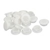 TOP-VIGOR 20Pcs 30mm Round Air Vent Cover, Plastic Round Mesh