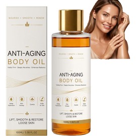 Aceite corporal antiedad, aceite para piel radiante y firmeza, de rápida absorción para brazos, piernas y todo el cuerpo. (1pcs)