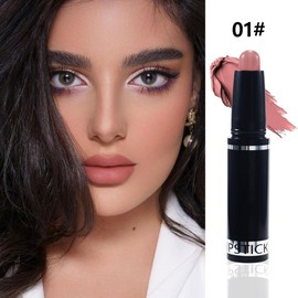 CAKAILA Pink Matte Lipstick Crayon Pencil Set,Velvet Lip Stick for Women 24 Hour Long Lasting Waterproof Lip Liner,Magic Lipstick 24 Hours Original Lip Liner Makeup Stain Long Lasting Waterproof