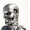 Skeleton robot, terminator mechanical clockwork retro tin toy replica
