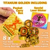 Naivskb Skateboard Bearings 8 Pack - Premium Titanium Coated ABEC9