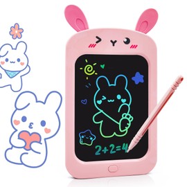 Pizarrón Mágico Infantil Tablet para Niños, Pizarra Reutilizable Antigolpes con Superficie Borrable, Diseño Ultraligero y Resistente para Dibujo Educativo Incluye 1 Lápices Ópticos conejo