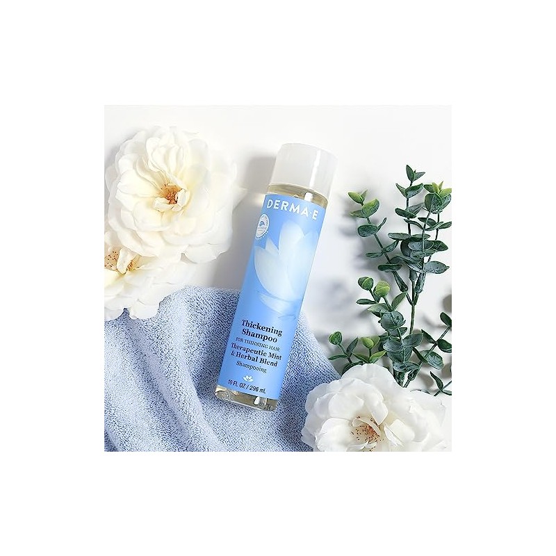 Derma-E Thickening Shampoo Unisex Shampoo 10 oz