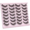 Kiromiro 인조 속눈썹 14mm 3D 밍크 내추럴 룩 고양이 위스피