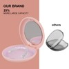 LONGMON Slim Retainer Case,Compatible with Invisalign,Aligner,Contain Remover Tool,Chewie,Pink Retainer Case
