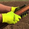 Midwest Gloves & Gear 94HVG-SM MAX Grip Glove, HI VIS
