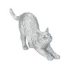 Uvia Metal Pet Stretch Cat Silver 3.3 x 0.8 x