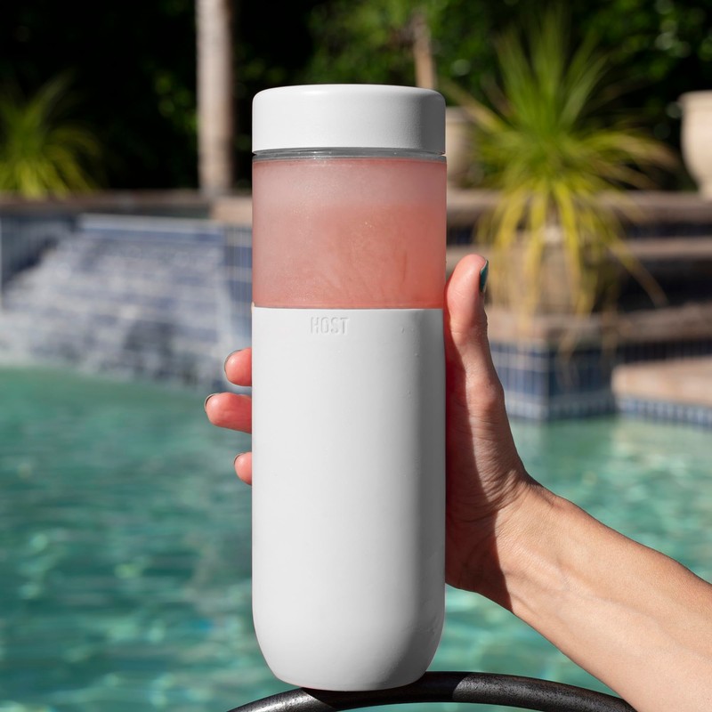 HOST Freeze Double Walled Insulated Water Bottle Freezer Tumbler with