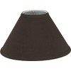 Aspen Creative 58761A, Empire Uno Lamp Shade, Dark Brown, 4"