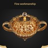 European Style Metal Fruit Plate Set Decorative Multifunctional Fruit Platter