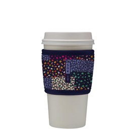 Sok It Hot Sok Coffee & Tea Reusable Insulated Neoprene Cup Sleeve (Flower Patch)