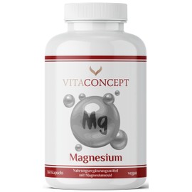 Magnesiumoxid I 360 Kapseln I 660mg (davon 400mg elementares Magnesium) pro Kapsel I laborgeprüft I hochdosiert I vegan I in Deutschland produziert I VITACONCEPT®