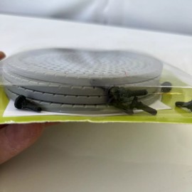 QAP Drain Shield Stainless Steel Hair Trap for Shower  4 1/2" Diameter 4 Pack  Grey