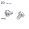 sourcing map Machine Screws Plate Phillips Head Screws Bolts M3