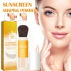 SPF50+Mineral Sunscreen Setting Powder,SPF 50 Mineral Brush Powder,SPF 50 Face