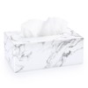 Sumnacon Stylish PU Leather Tissue Box Holder, Rectangular Napkin Holder