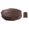 Round Hot Tub Cover, 190 Silver Polyester Taffeta Hot Tub,