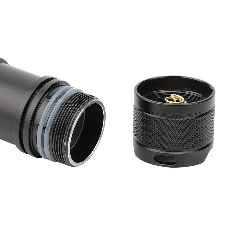 Outdoor Powerful Underwater Diving Aluminum Alloy Flashlight LED Electric Torch
