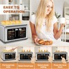 4 Slice Toaster Touch Screen, Stainless Steel Toasters Digital Timer,