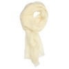 Ted and Jack - Solid Silk Lightweight Accent Scarf (Ivory)