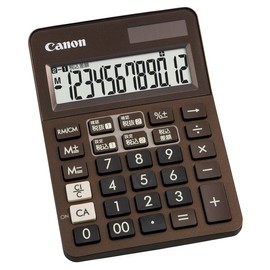 Canon ミニ卓上電卓 W税率 LS-120WT-BR SOB