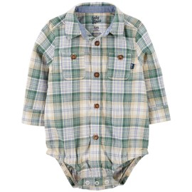 OshKosh B'Gosh Baby Boy's Bodysuit, Green, 9M