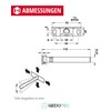 Gedotec Shelf Bracket Adjustable | Pack of 2 Shelf Brackets