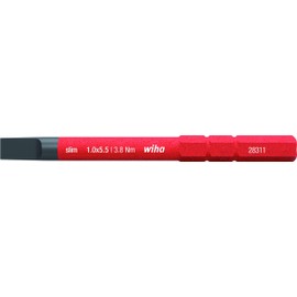 Wiha slimBit Electric 5,5 x 75 mm, Red, (283110055)