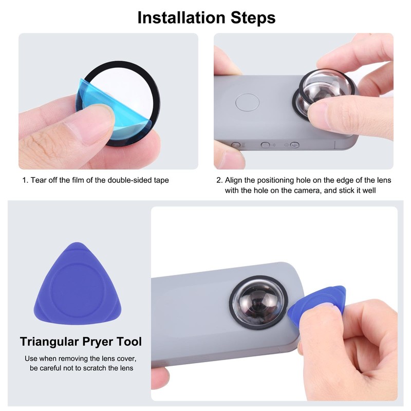 PULUZ Lens Guard PC Protective Cover Kit Camera Accessories Ricoh