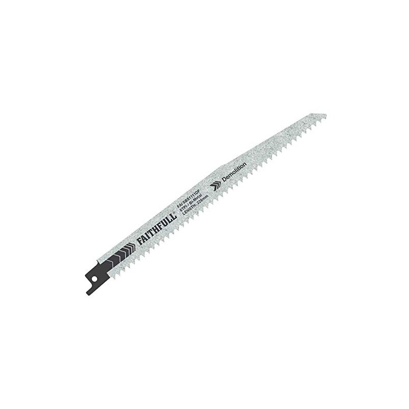 S1111DF Bi-Metal Sabre Saw Blade Demolition 228mm 6 TPI (Pack